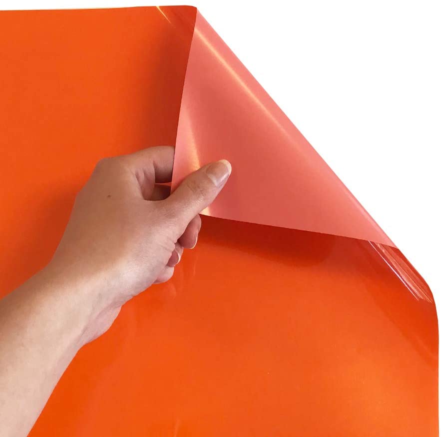 HTVRONT Orange Red Heat Transfer Vinyl Rolls-12 x 10FT Orange Red Iron on  Vinyl for Shirts,Orange Red Iron on for Cricut&All Cutter Machine-Easy to  Cut&Weed for Craft Heat Vinyl Design（Orange Red） 