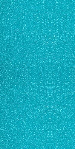 12" ROLL - Siser EasyPSV Glitter Permanent Self Adhesive Craft Vinyl (Sparkling Aqua)