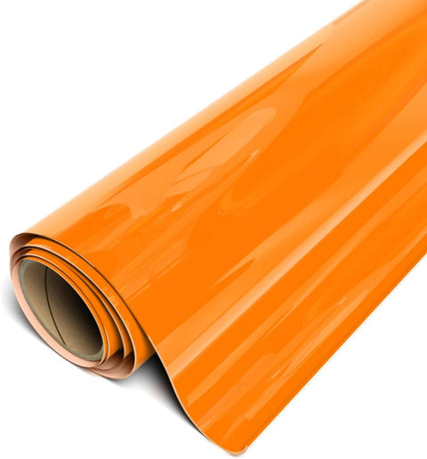 Siser Brick 600 Heat Transfer Vinyl 12'' - 3D HTV (Fluorescent Orange)