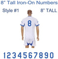 printed Letters, Numbers service for Jersey ,sport uniform