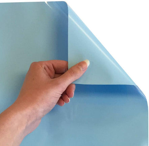Siser EasyWeed Heat Transfer Vinyl Iron On HTV Precut Sheets (Powder Blue)