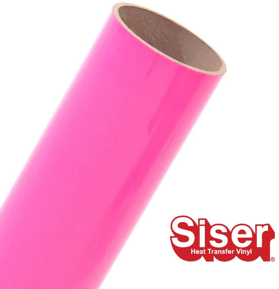 12 Siser Fluorescent Pink Vinyl