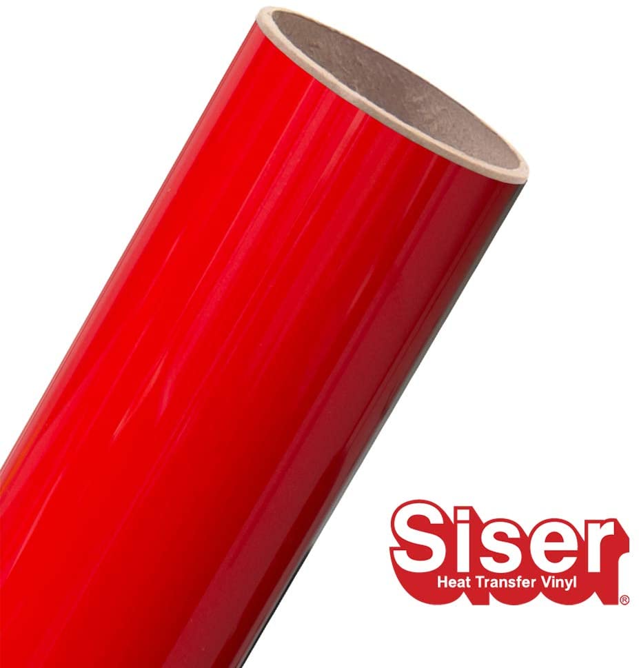 1 Roll Red Heat Transfer Vinyl Film For Fabric Diy Personalized Design