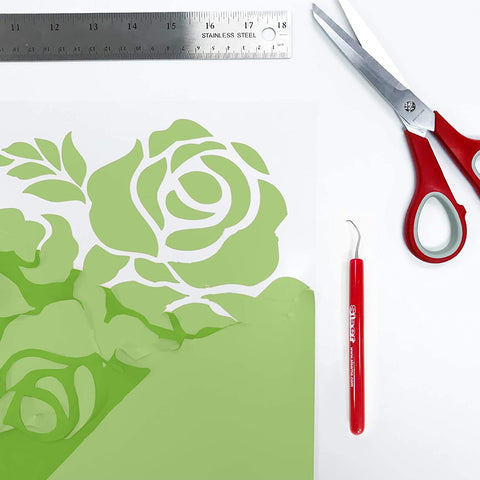 Siser EasyWeed Heat Transfer Vinyl Iron On HTV Precut Sheets (Green Apple)