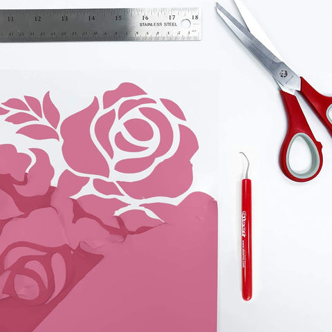 Siser EasyWeed Heat Transfer Vinyl Iron On HTV Precut Sheets (Pink)