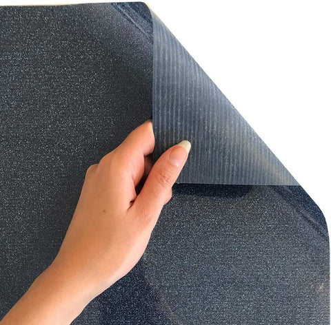 Siser Glitter Heat Transfer Vinyl Iron On HTV Precut Sheets (Sapphire)