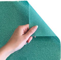 Siser Glitter Heat Transfer Vinyl Iron On HTV Precut Sheets (Jade)