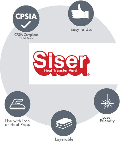 Siser EasyWeed HTV Roll - Iron On Heat Transfer Vinyl (Brown)