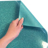 Siser Glitter Heat Transfer Vinyl Iron On HTV Precut Sheets (Mermaid Blue)
