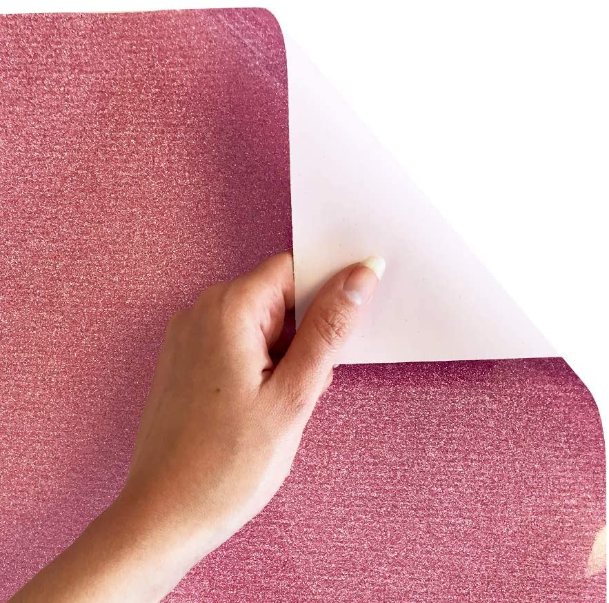 Siser Glitter Heat Transfer Vinyl Iron On HTV Precut Sheets (Flamingo ...