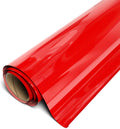 12" ROLL -SISER EASYWEED STRETCH HTV - IRON ON HEAT TRANSFER VINYL (Bright Red)