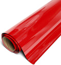 15" ROLL -SISER EASYWEED STRETCH HTV - IRON ON HEAT TRANSFER VINYL (Red)