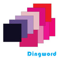 12" x 12" Bundle - Siser EasyWeed Heat Transfer Vinyl Most Magenta Colors Collection