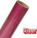 12" ROLL - Siser Glitter HTV Iron on Heat Transfer Vinyl (Cherry)