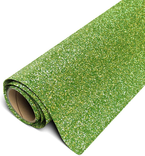 20" ROLL - Siser Glitter HTV Iron on Heat Transfer Vinyl (Light Green)