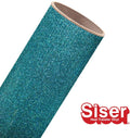 20" ROLL - Siser Glitter HTV Iron on Heat Transfer Vinyl (Mermaid Blue)