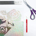 20" ROLL - Siser Holographic HTV Iron on Heat Transfer Vinyl (Silver)